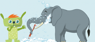 Lilu und der Elefant putzen Zähne