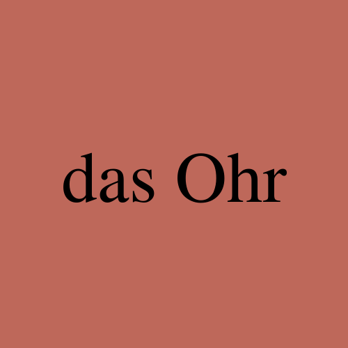 Ohr