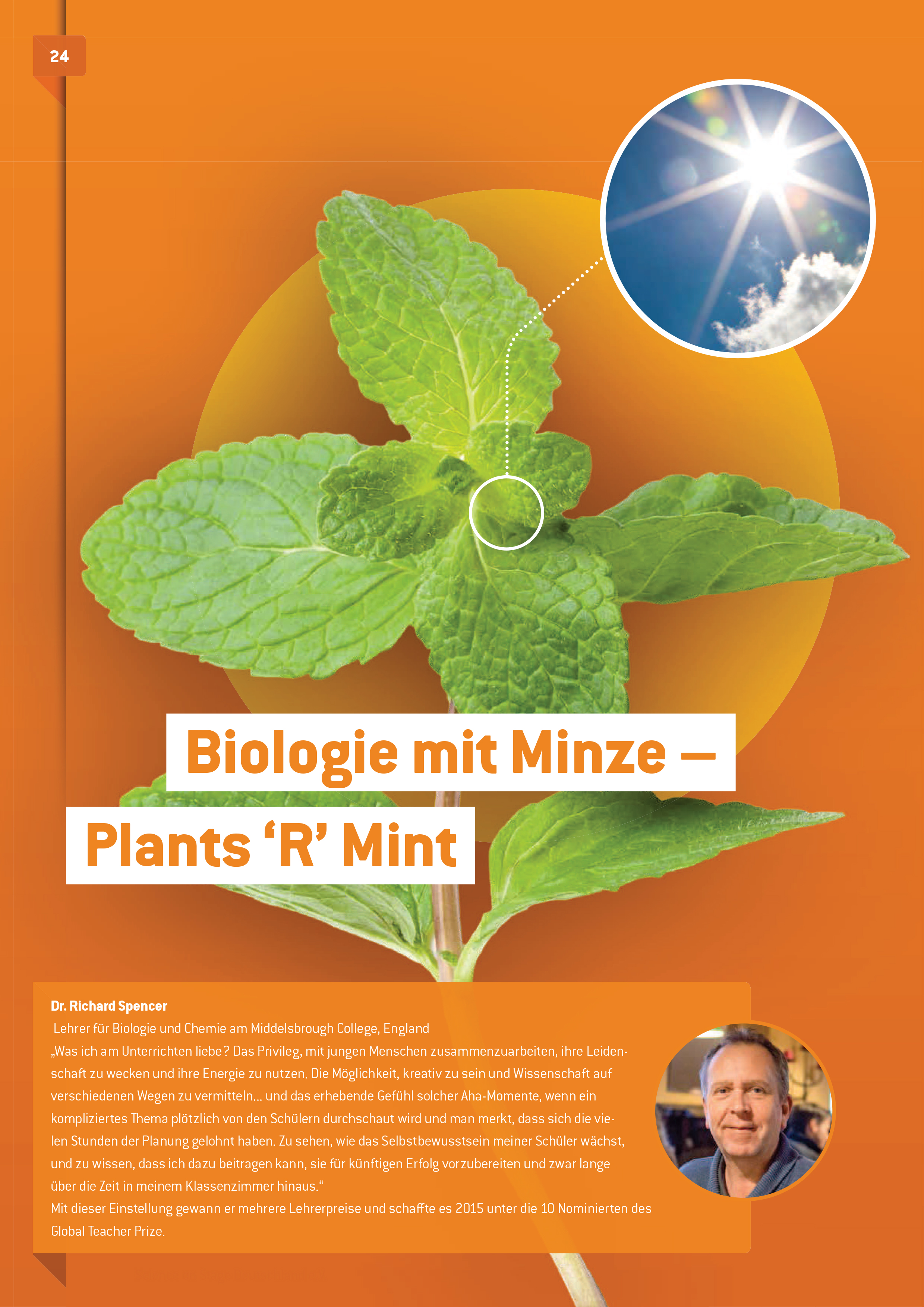 Cover Biologie mit Minze