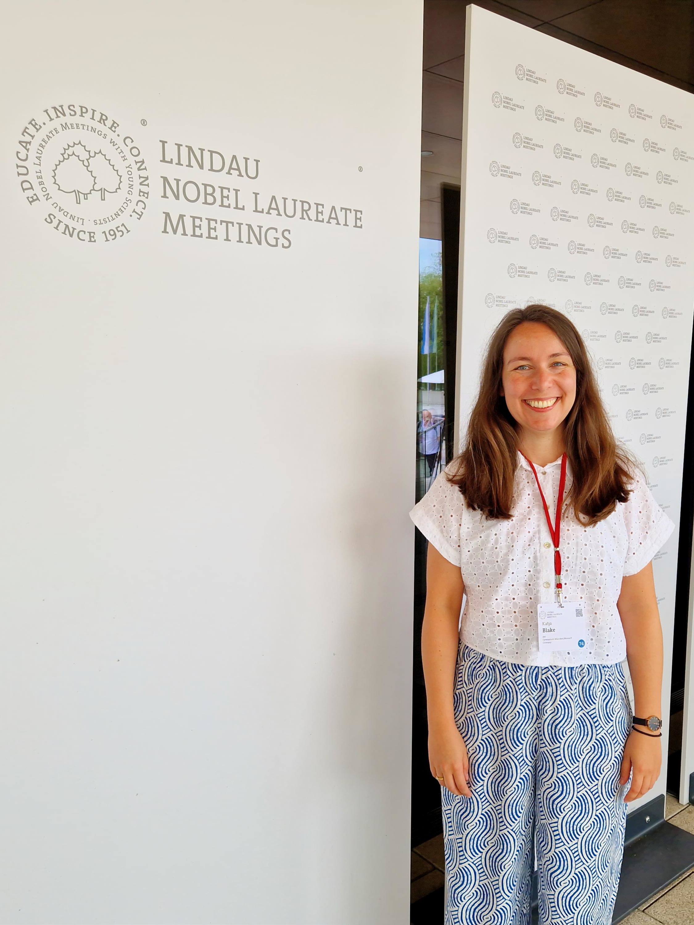 Katja Blake bei der Lindauer Nobelpreisträgertagung 2025